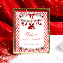 Póster Ropa de bebé de Santa Bebé Los bebés son dulces