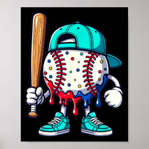 Póster Ropa de béisbol Lifestyle 101 para jóvenes Drip bé