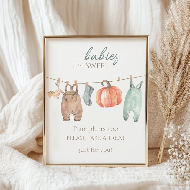 Póster Ropa de calabaza pequeña Ropa de otoño Los bebés s (Subido por el creador)