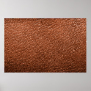Póster Ropa de estructura marrón de cuero