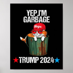 Póster Ropa de Fans Basura Orgullosos Mega Gato Basura Bi