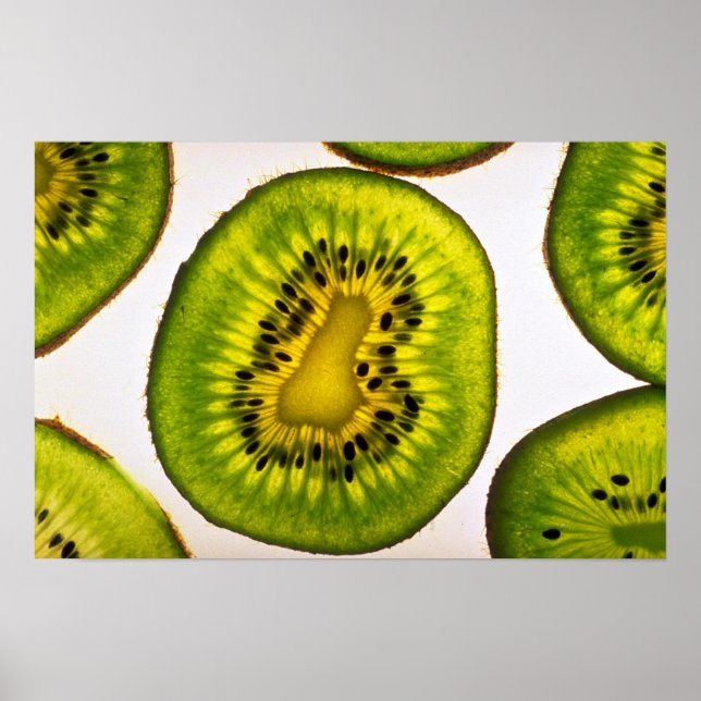 Póster Ropa de fruta de Kiwi (Frente)