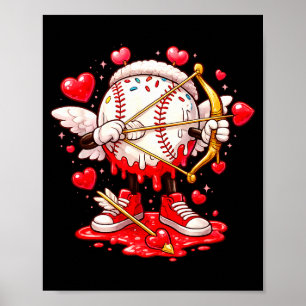 Póster Ropa de Hielo Drip de Béisbol Cupido Niño Joven Va