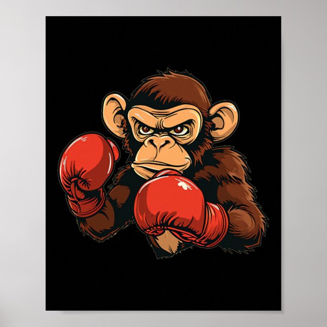 Póster Ropa de mono de boxeo de Guay (Frente)
