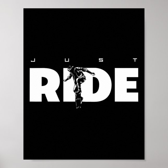 Póster Ropa de monopatín para skateboarding - Skateboarde (Frente)