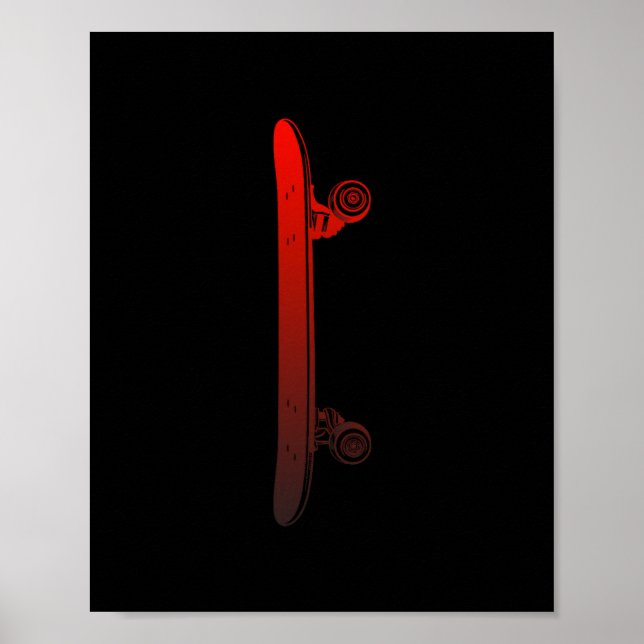 Póster Ropa de monopatín para skateboarding - Skateboarde (Frente)