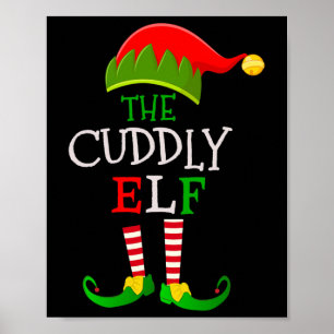 Póster Ropa de Navidad a juego para la fiesta navideña Th
