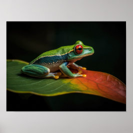 Póster Ropa de ojos rojos