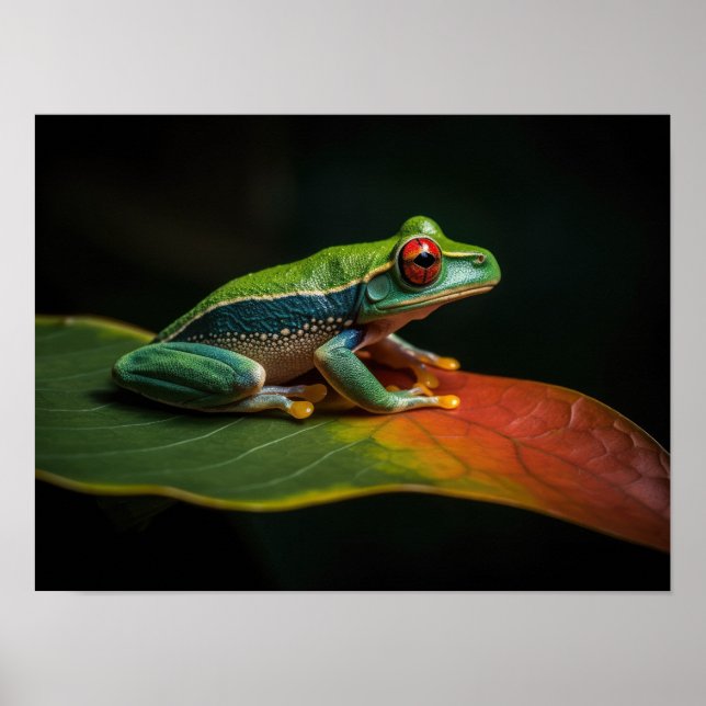 Póster Ropa de ojos rojos (Frente)