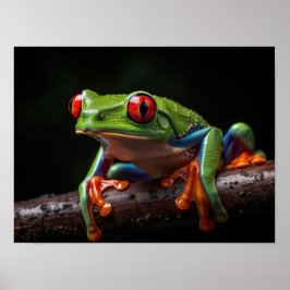 Póster Ropa de ojos rojos