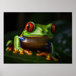 Póster Ropa de ojos rojos
