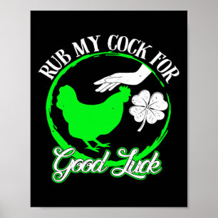 Póster Ropa De Pollo Para El Día De La Buena Suerte