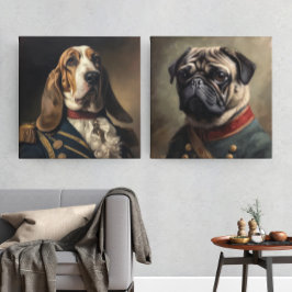 Póster Ropa de Pug Napoleon