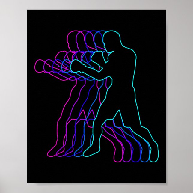 Póster Ropa De Regalo De Boxeo Para Niños Jóvenes (Frente)