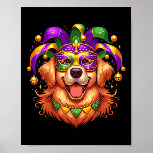 Póster Ropa De Vestido De Perro De Recuperación Dorada Tr
