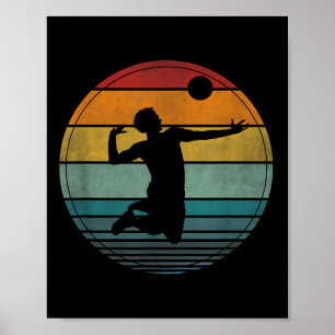Póster Ropa de voleibol Mens Beach Voleibol