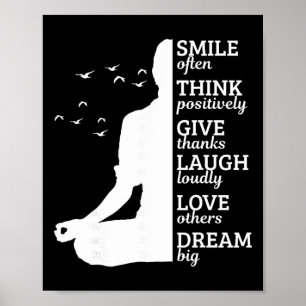 Póster Ropa de Yoga Co. Meditación Yoga Budismo Espiritua
