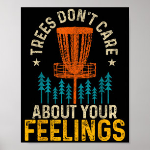 Póster Ropa divertida de Disc Golf Co. Los árboles de Dis