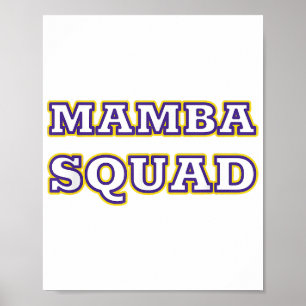 Póster Ropa divertida del quad de Mamba para el amante de