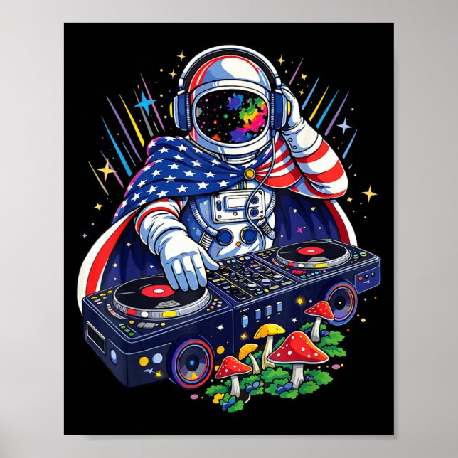 Póster Ropa divertida para fiestas de rave edc con gráfic (Frente)