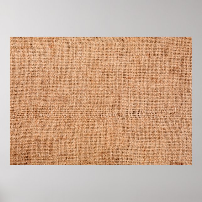 Póster Ropa marrón sobre una sábana blanca. Retroceso abs (Frente)