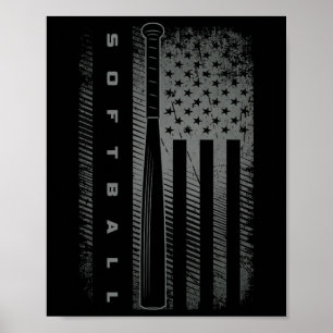 Póster Ropa suave de bandera americana - Softll para muje