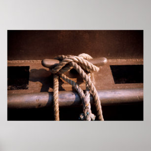 Póster Rope Tied To A Boat Tie