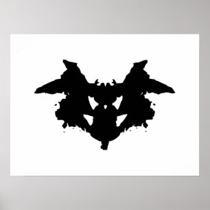 Póster Rorschach Inkblot