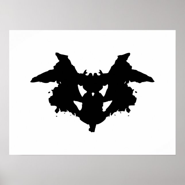 Póster Rorschach Inkblot (Frente)