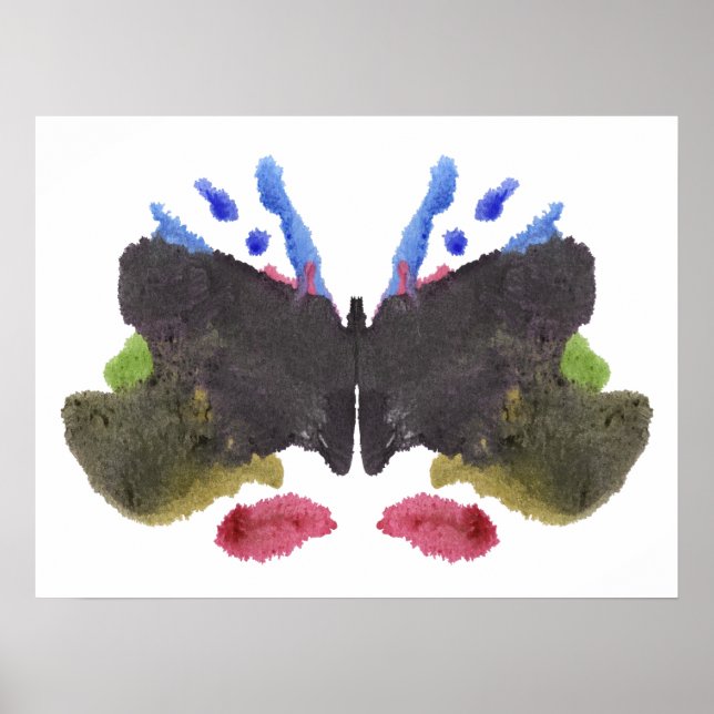 Póster Rorschach Inkblot Test Fun Art (Frente)