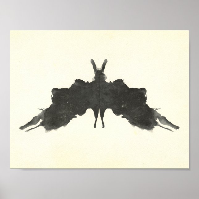 Póster Rorschach Inkblot Test Fun Art (Frente)