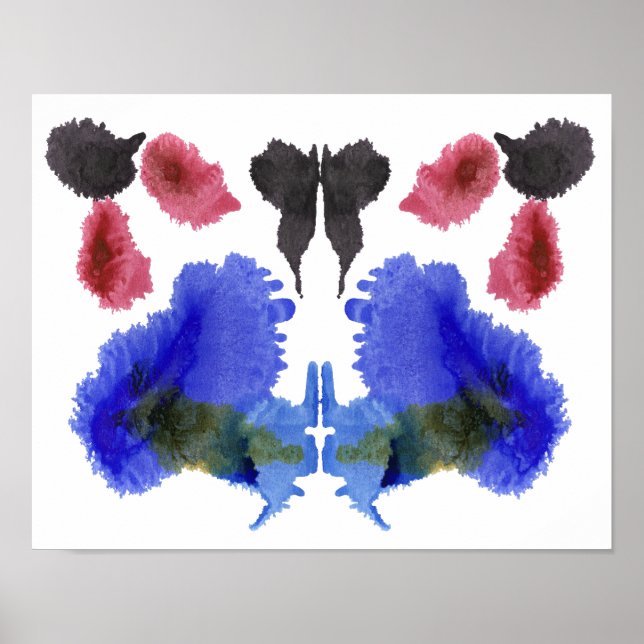 Póster Rorschach Inkblot Test Fun Art (Frente)