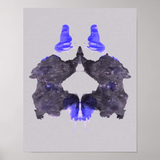 Póster Rorschach Inkblot Test Fun Art (Frente)