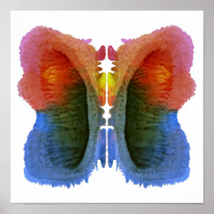 Póster Rorschach Inkblot Test Fun Art Imprimir