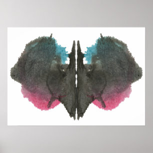 Póster Rorschach Inkblot Test Fun Art Imprimir