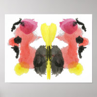 Rorschach Inkblot Test Fun Art Imprimir