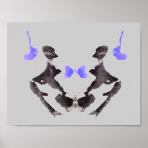Póster Rorschach Inkblot Test Fun Art Imprimir