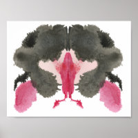 Rorschach Inkblot Test Fun Art Imprimir