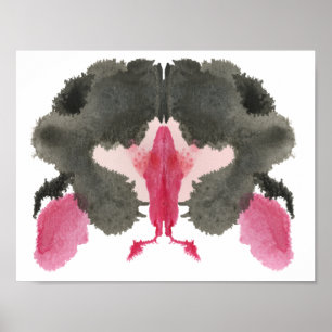 Póster Rorschach Inkblot Test Fun Art Imprimir