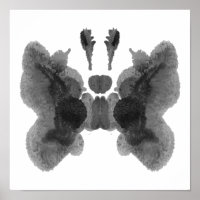 Rorschach Inkblot Test Fun Art Imprimir