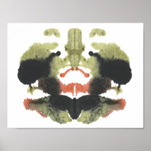 Póster Rorschach Inkblot Test Fun Art Imprimir