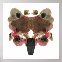 Rorschach Inkblot Test Fun Art Imprimir