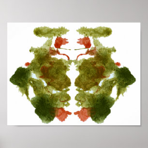Póster Rorschach Inkblot Test Fun Art Imprimir