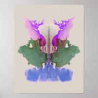 Rorschach Inkblot Test Fun Art Imprimir
