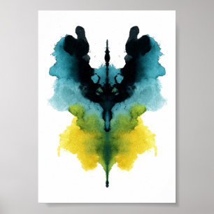 Póster Rorschach Inkblot Test. No me llames loca