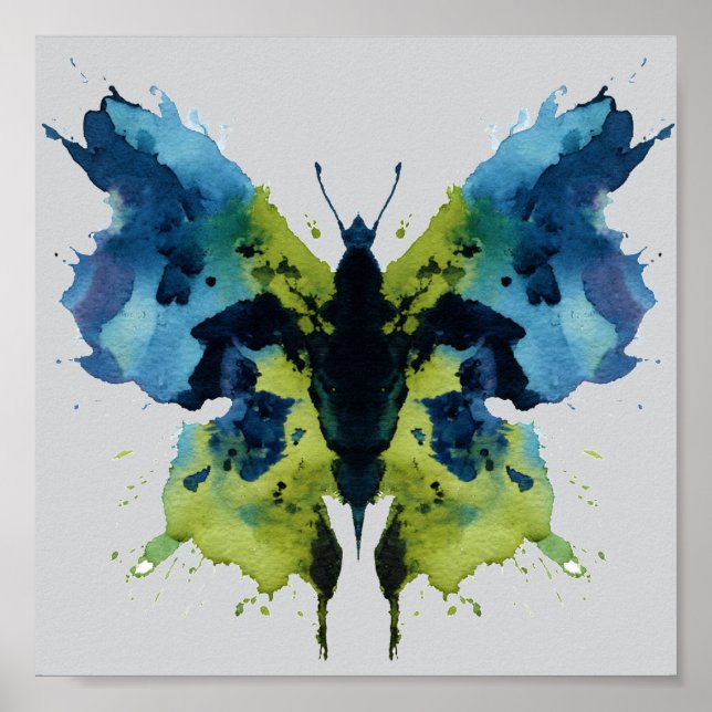 Póster Rorschach Inkblot Test. No me llames loca (Frente)