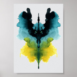 Póster Rorschach Inkblot Test. No me llames loca