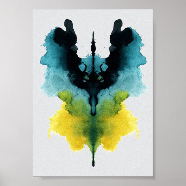 Póster Rorschach Inkblot Test. No me llames loca (Frente)