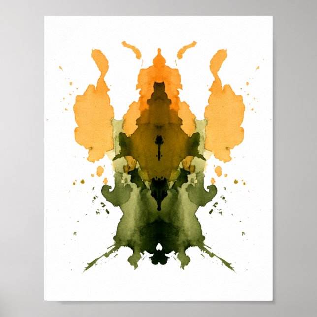 Póster Rorschach Inkblot Test. No me llames loca (Frente)
