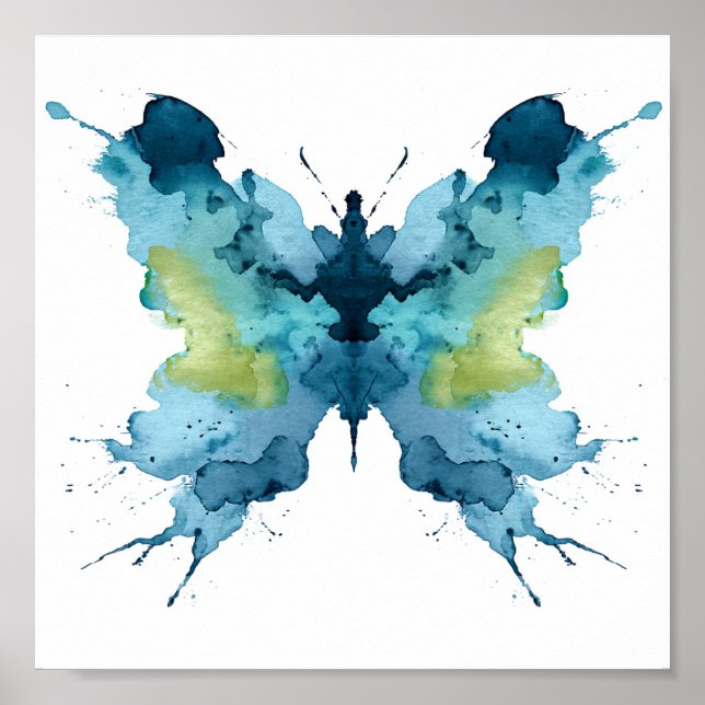 Póster Rorschach Inkblot Test. No me llames loca (Frente)